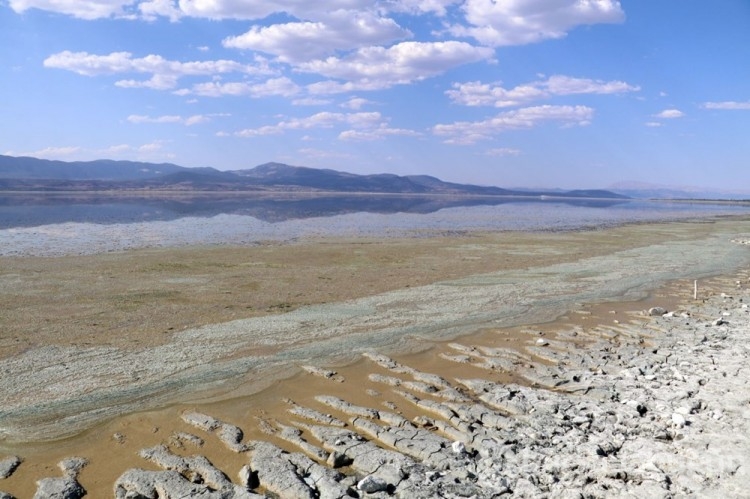 Burdur Gölü'nde alg patlaması