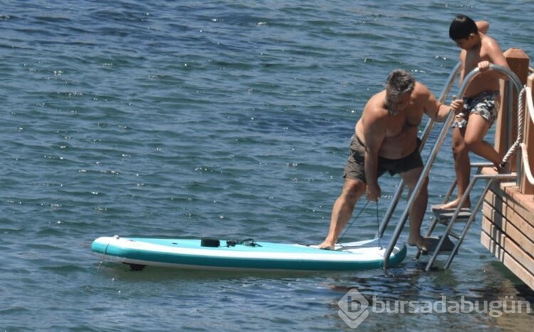 Bülent Serttaş'ın stand up paddle ile imtihanı!