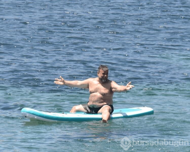 Bülent Serttaş'ın stand up paddle ile imtihanı!