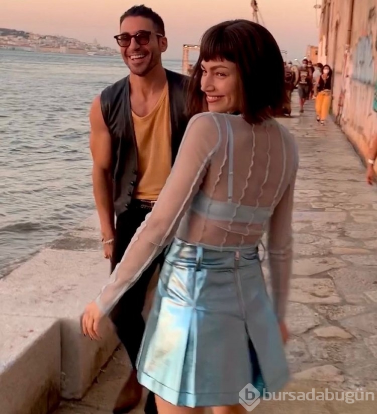Hande Erçel'e Miguel Angel Silvestre'den yakın takip