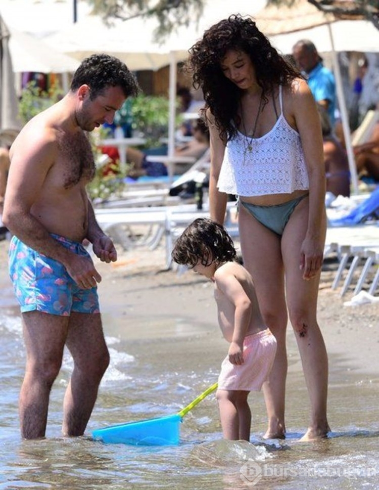 Azra Akın ile eşi Atakan Koru tatilde