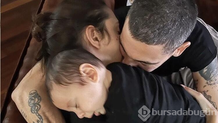 Can Bonomo ve Öykü Karayel'den aile pozu