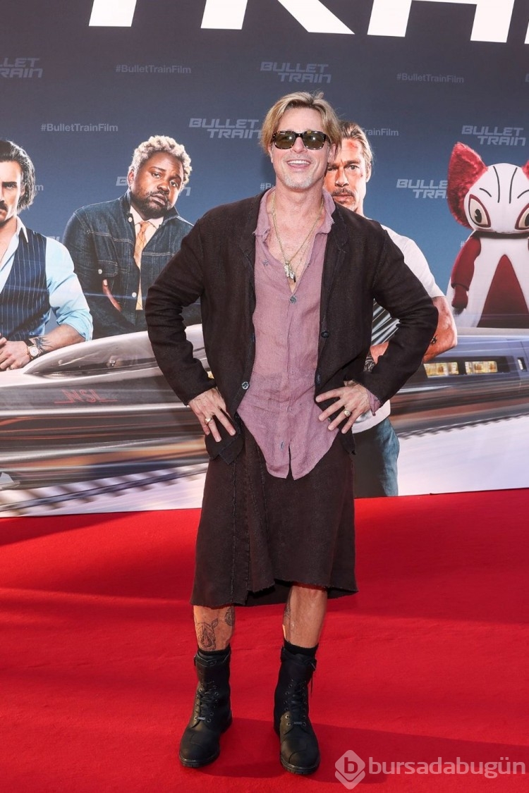 Brad Pitt galada neden etek giydiğini açıkladı