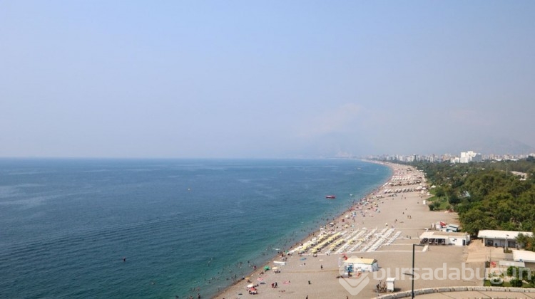 Antalya'yı nem bulutları kapladı