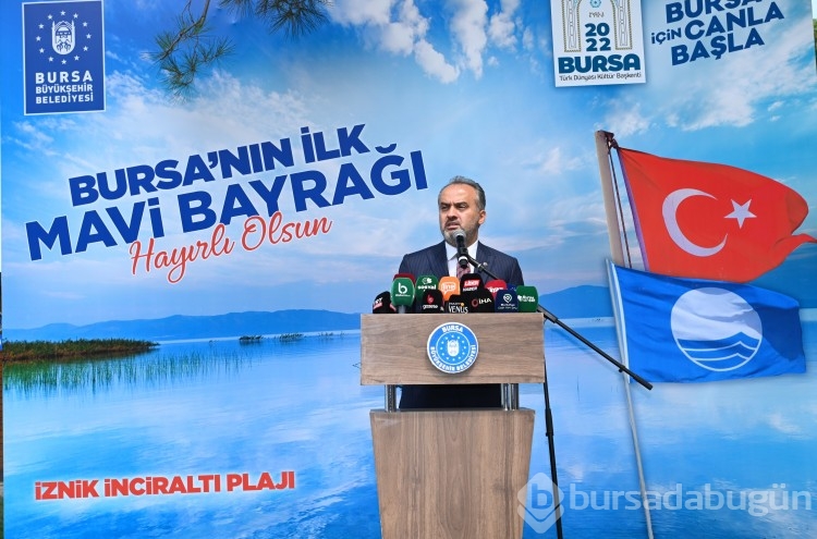 İznik Gölü'ne Mavi Bayrak