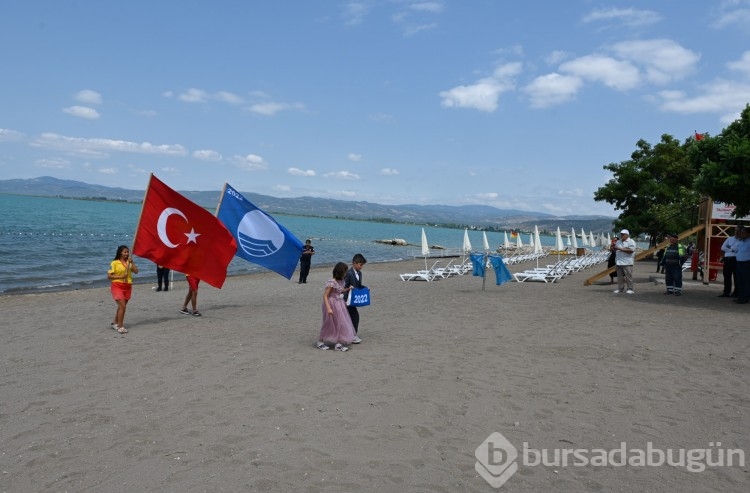 İznik Gölü'ne Mavi Bayrak