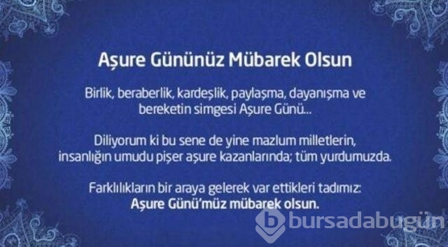 İşte Aşure Günü mesajları  