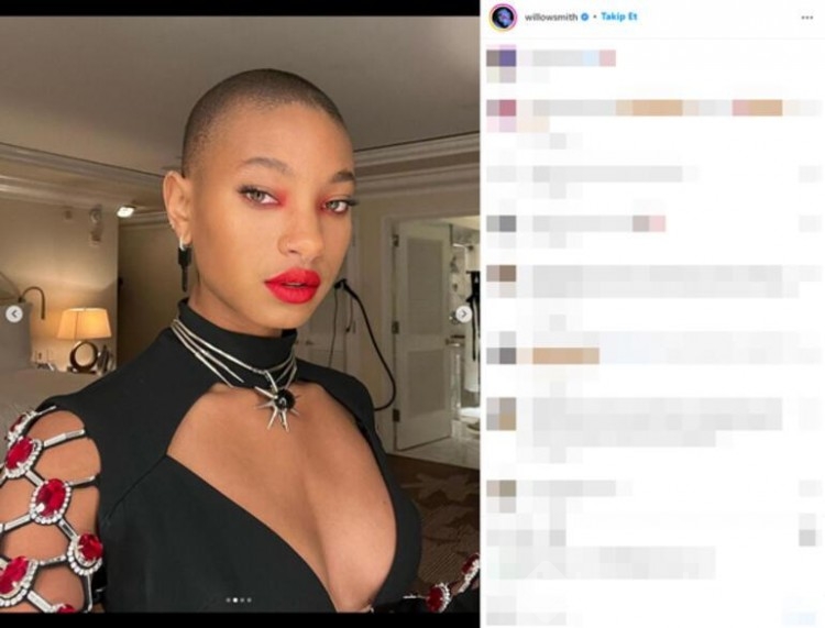 Will Smith'in kızı Willow Smith, gündemden düşmeyen tokat skandalıyla sessizliğini bozdu