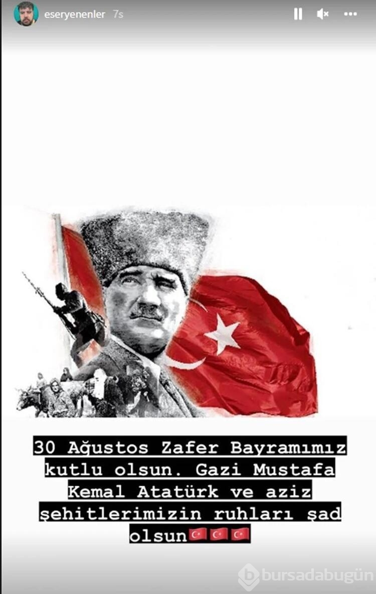 Ünlülerden 30 Ağustos mesajları