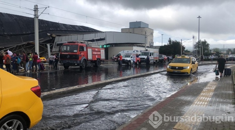 Sağanak yağış Bursa'yı etkisi altına aldı