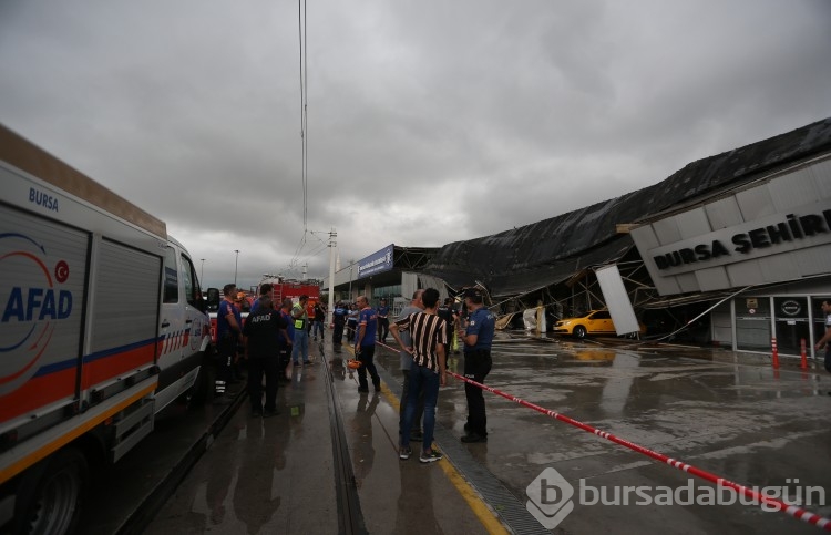 Sağanak yağış Bursa'yı etkisi altına aldı