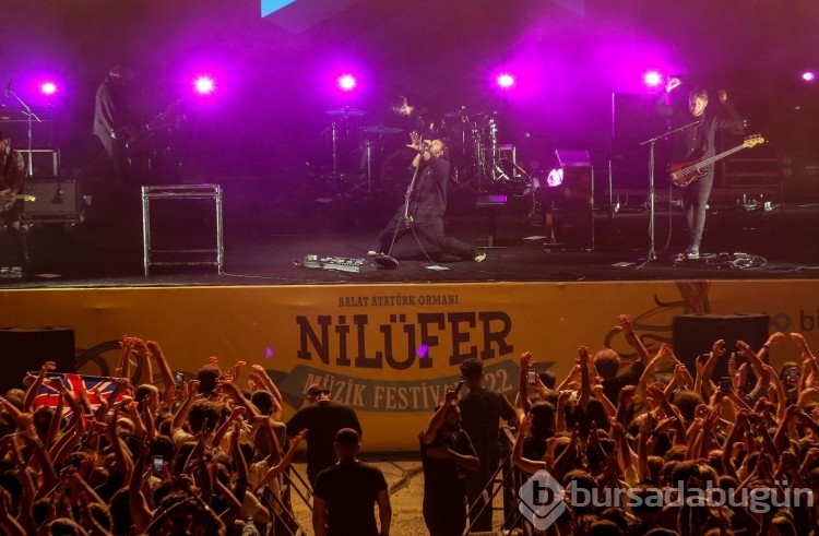 Nilüfer Müzik Festivali'nde ikinci gün de coşkuyla geçti