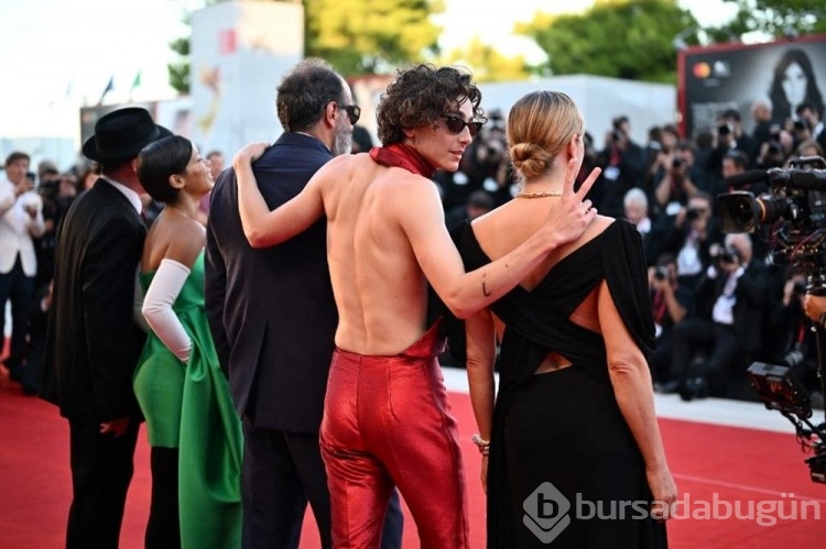 Timothee Chalamet'in stili dikkat çekti