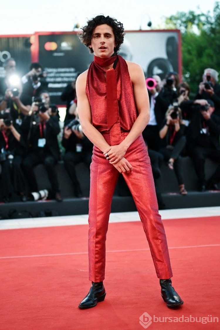 Timothee Chalamet'in stili dikkat çekti