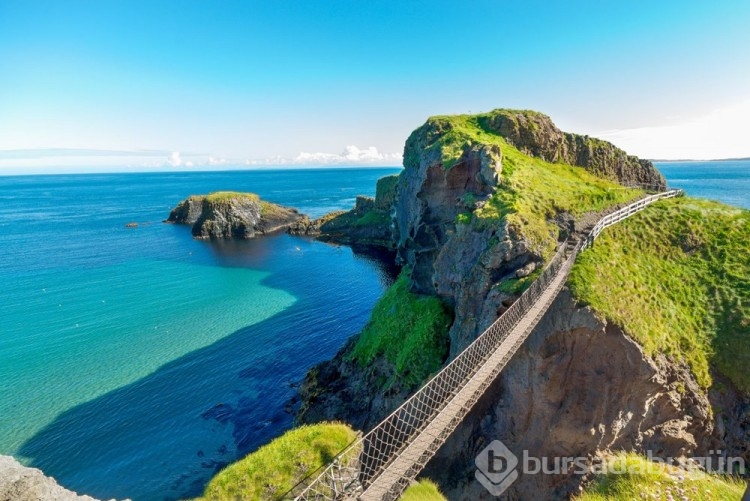 Dünyanın en tehlikeli köprüsü: Carrick-A-Rede Rope