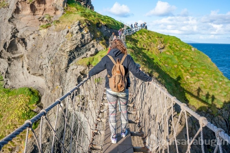Dünyanın en tehlikeli köprüsü: Carrick-A-Rede Rope