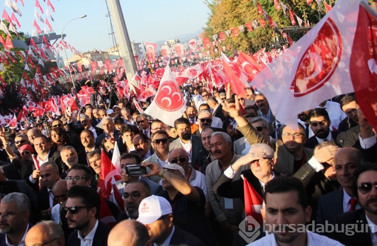 MHP Genel Başkanı Devlet Bahçeli Bursa'da 