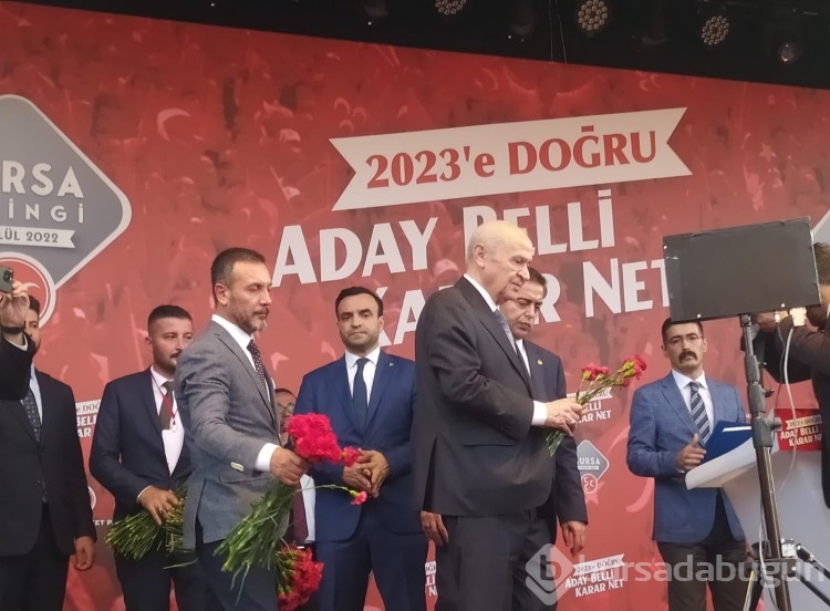 MHP Genel Başkanı Devlet Bahçeli Bursa'da 