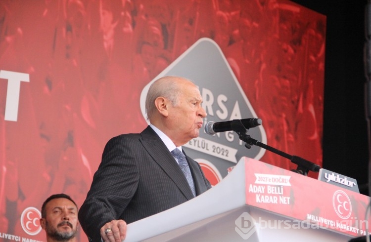 MHP Genel Başkanı Devlet Bahçeli Bursa'da 
