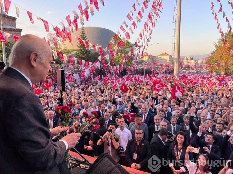 MHP Genel Başkanı Devlet Bahçeli Bursa'da 