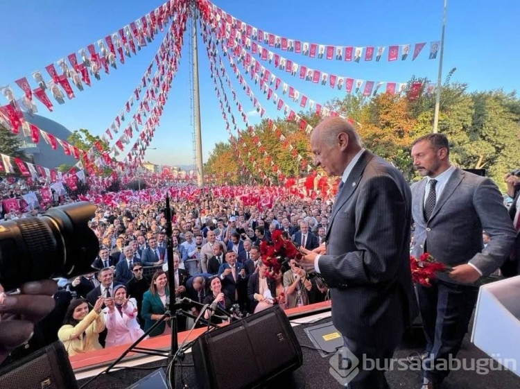 MHP Genel Başkanı Devlet Bahçeli Bursa'da 