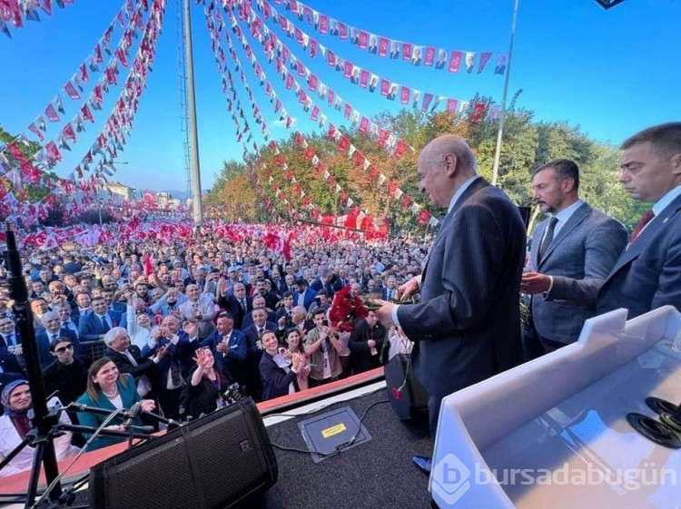 MHP Genel Başkanı Devlet Bahçeli Bursa'da 