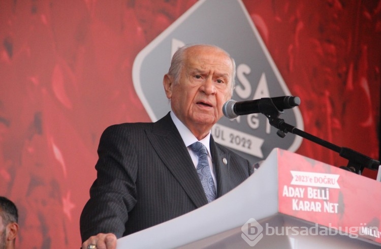 MHP Genel Başkanı Devlet Bahçeli Bursa'da 