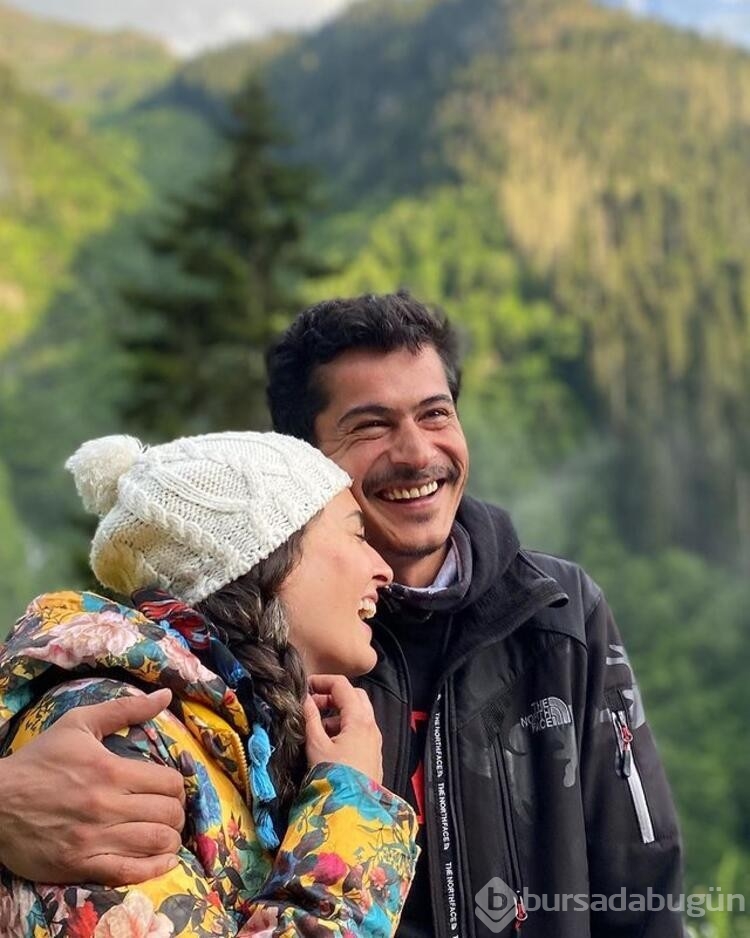 Aslıhan Gürbüz ve İsmail Hacıoğlu'dan aşk dolu pozlar