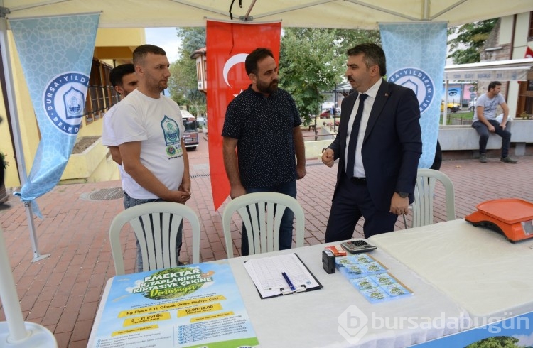 Bursa'nın Yıldırım İlçesinde1 haftada 50 ton kullanılmış kitap toplandı