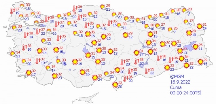 Hafta sonu çöl sıcakları geliyor!