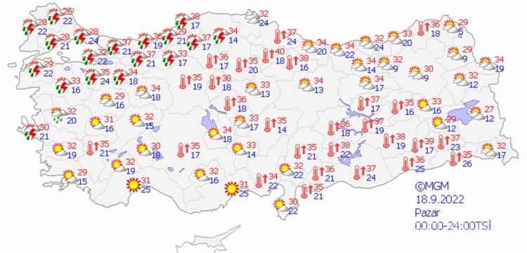 Hafta sonu çöl sıcakları geliyor!
