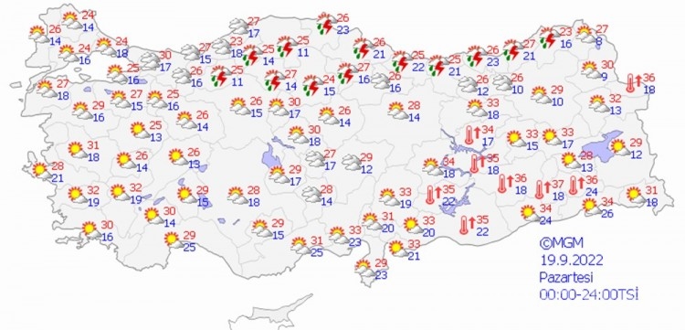 Hafta sonu çöl sıcakları geliyor!