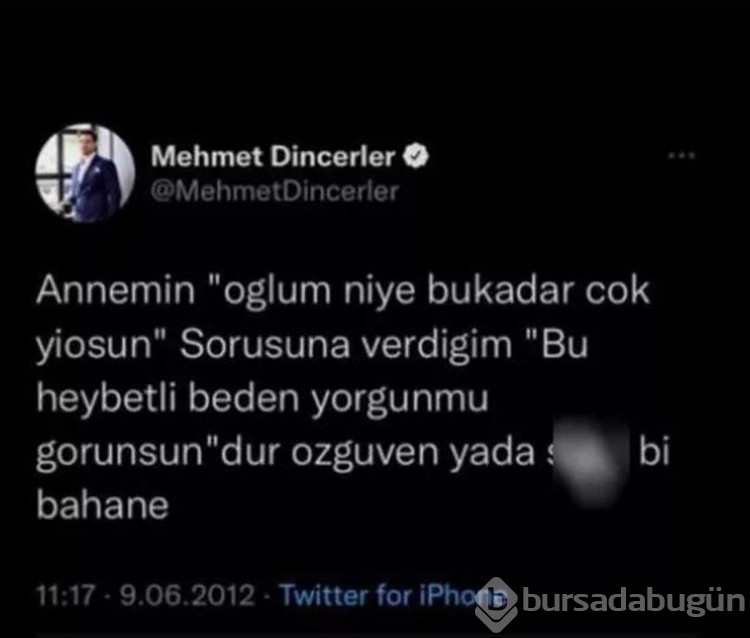 Mehmet Dinçerler'in yıllar önce yaptığı paylaşımlar gündem oldu! 