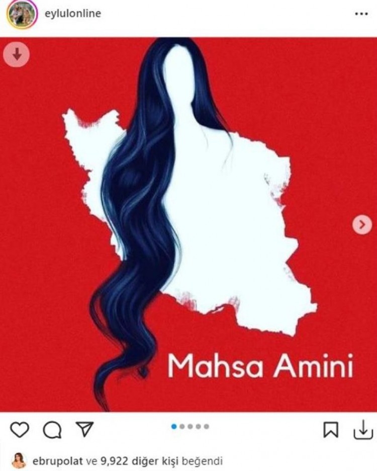 Ünlü isimlerden Mahsa Amini'nin ölümüne tepki

