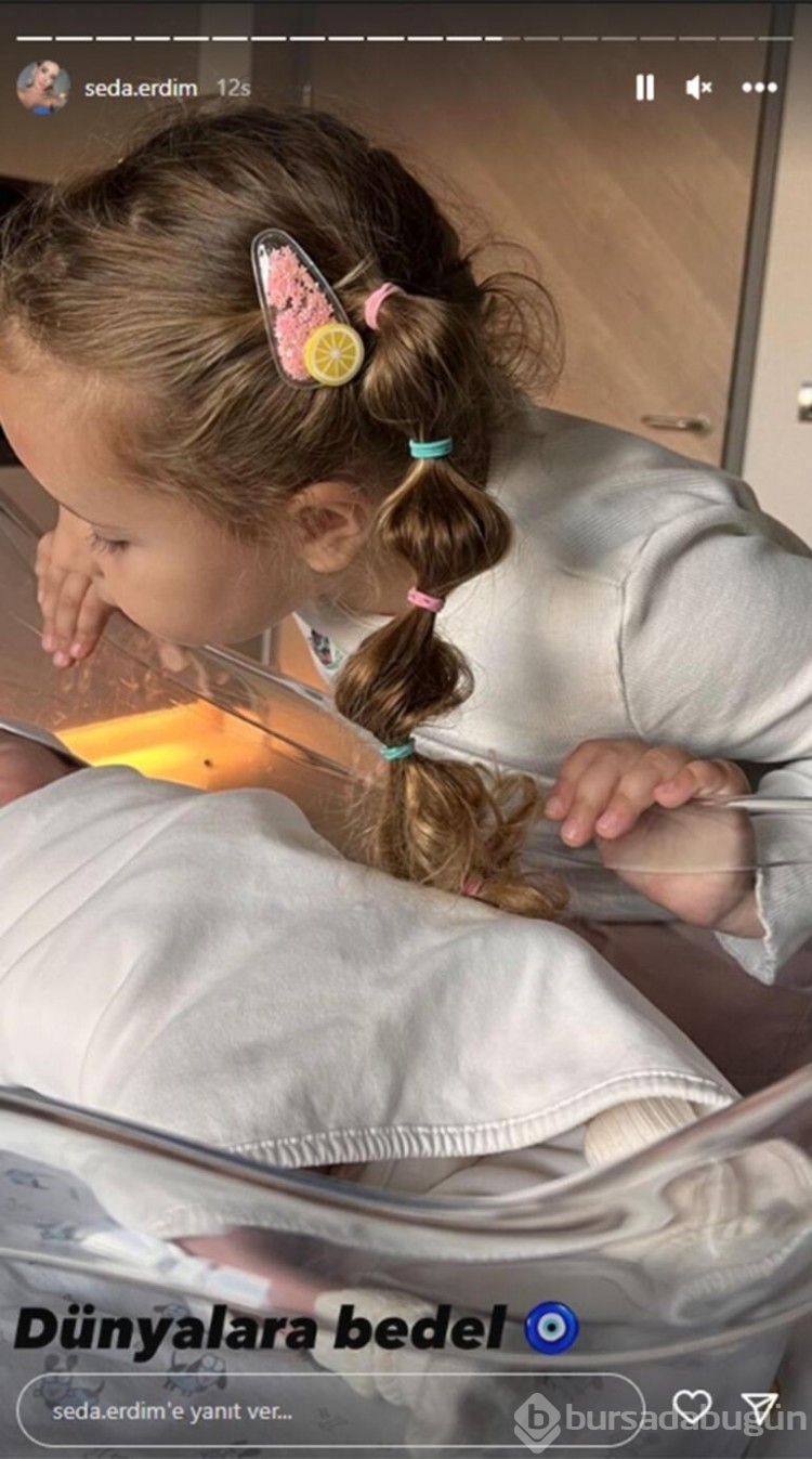 İkinci kez anne olan Seda Erdim'den Ses ve Ela paylaşımı
