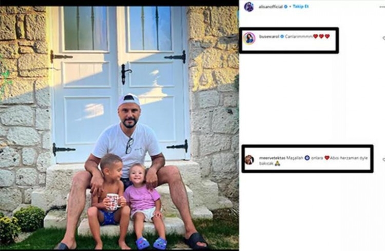 Alişan'dan çocuklarıyla yeni poz! 
