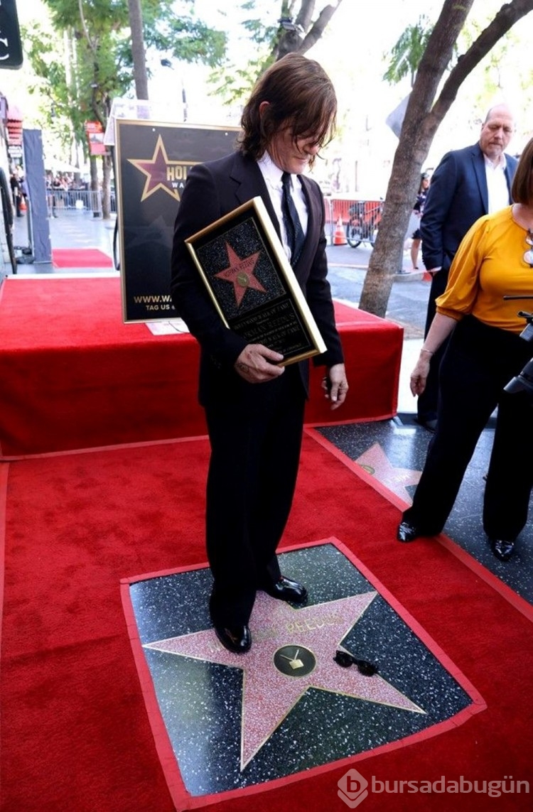 Norman Reedus'un da artık Hollywood Şöhretler Kaldırımı'nda yıldızı var
