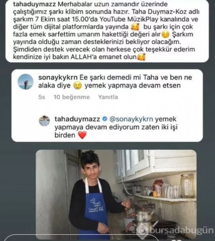 Taha Duymaz yeni işini duyurdu