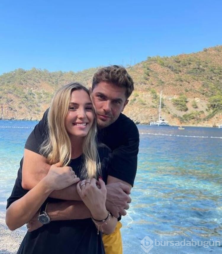 Sude Burcu ile Mert Öcal nişanlandı! İşte nişandan ilk kareler
