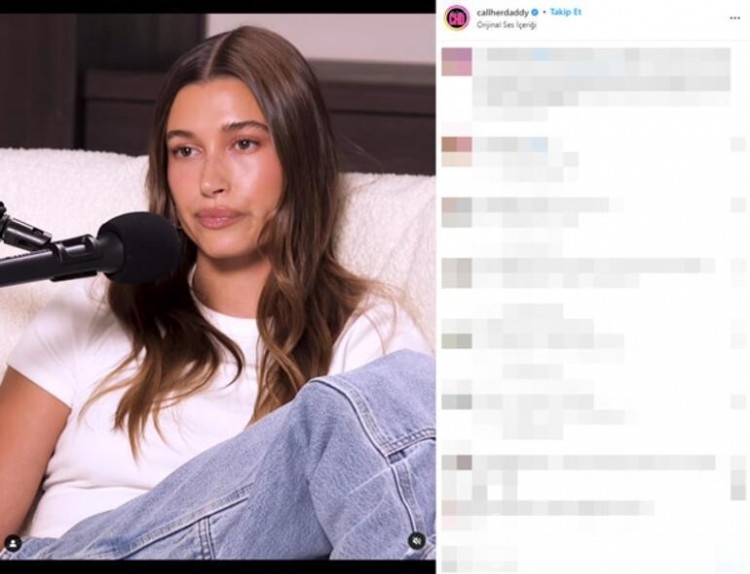 Hailey Bieber'den, Justin Bieber açıklaması
