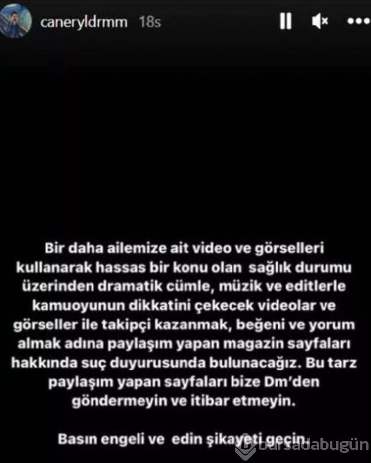 Kızı Aylin Mavi kanser tedavisi gören Hande Erçel'in eniştesi uyardı