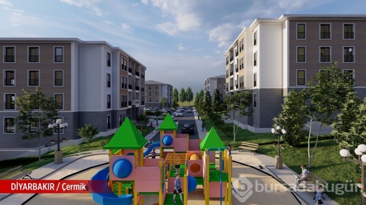Sosyal konut projesinden ilk görüntüler ortaya çıktı 