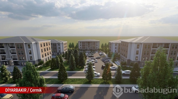 Sosyal konut projesinden ilk görüntüler ortaya çıktı 