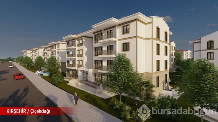 Sosyal konut projesinden ilk görüntüler ortaya çıktı 