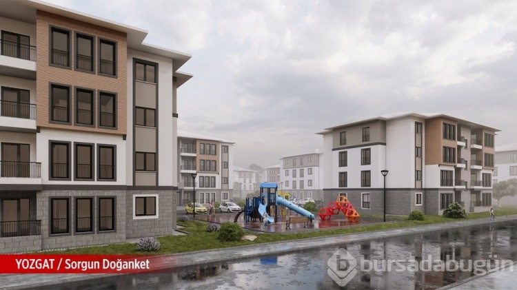 Sosyal konut projesinden ilk görüntüler ortaya çıktı 
