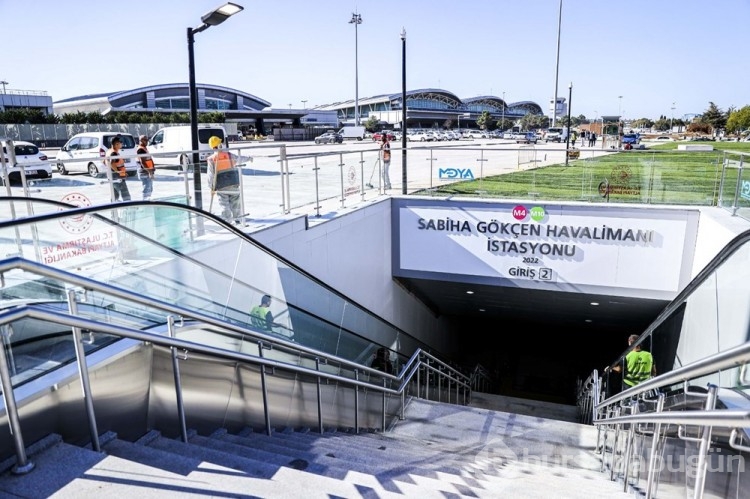 Pendik-Sabiha Gökçen Havalimanı metro hattı açılıyor
