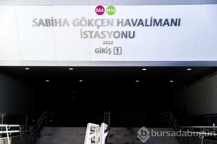 Pendik-Sabiha Gökçen Havalimanı metro hattı açılıyor