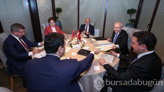 CHP ev sahipliğindeki son 'altılı masa' toplantısında sunulan kritik teklif ortaya çıktı