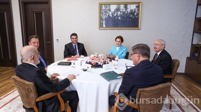 CHP ev sahipliğindeki son 'altılı masa' toplantısında sunulan kritik teklif ortaya çıktı