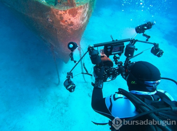 Bodrum'un su altı dünyasında tarih ve doğal yaşam bir arada görüntülendi
